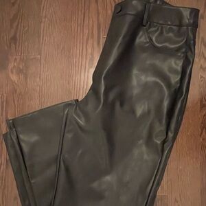 Faux Leather Pants